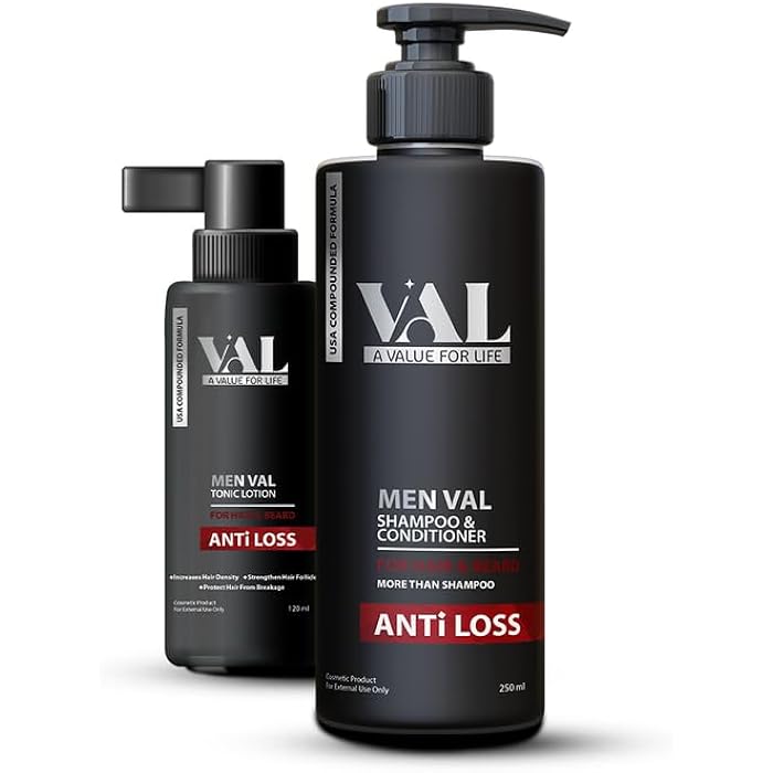 Anti loss set for him (Shampoo & conditioner and Hair tonic lotion)